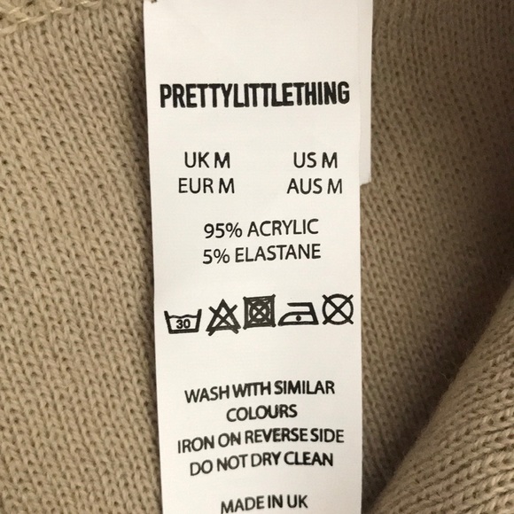 Pretty Little Thing Cream Joggers - Picture 4 of 4